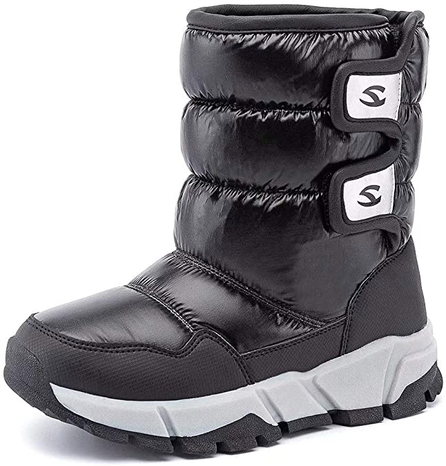Amazon - HOBIBEAR Kids Winter Snow Boots Waterproof Outdoor Warm Faux ...
