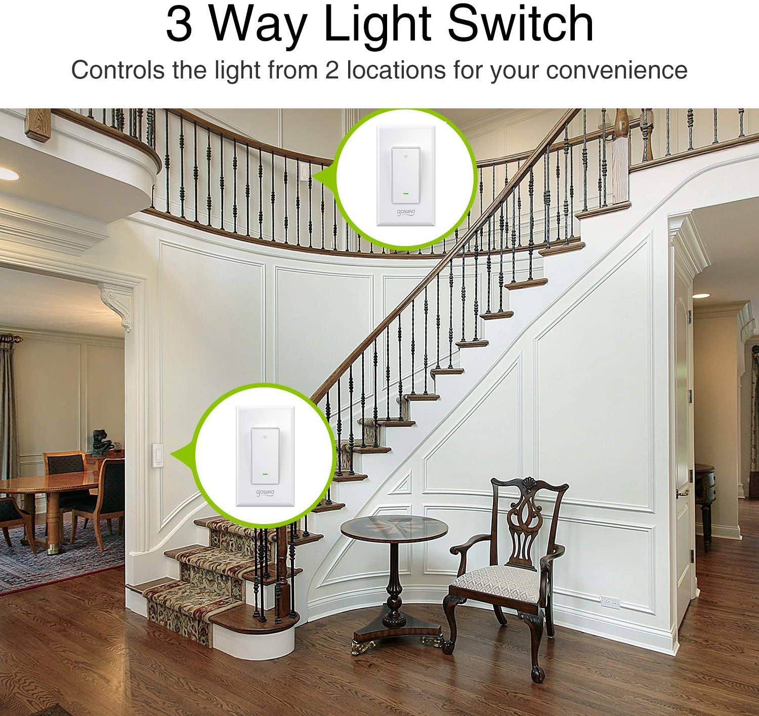 smart wall light switch gosund google home
