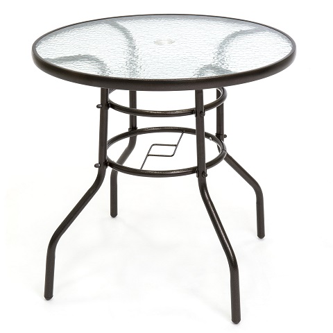 Walmart - Best Choice Products 32in Round TemperedGlass Patio Dining ...
