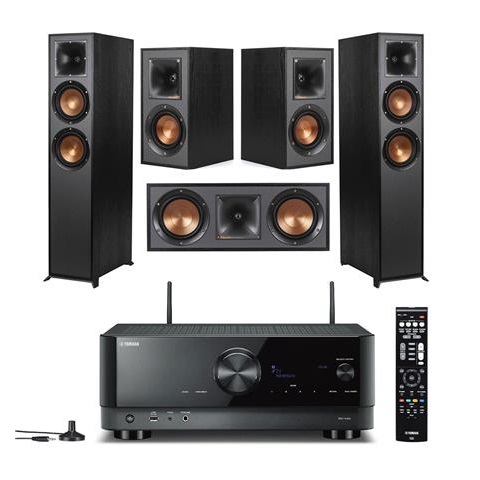 Adorama - Klipsch Reference R-610F Home Theater System, Black with ...